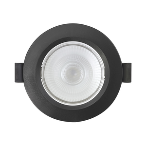 Spot de Led Embutir Slim Par20 Redondo 8w Preto Bivolt Blumenau 4100k Neutro