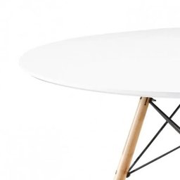 Mesa Eames Redonda 90cm Prizi - Branca - 3