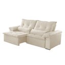 Ver imagem 2 de Sofá Parma Linho 03 Lugares 02 Módulos de 80cm B25cm Meu Sofá Online