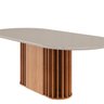 Mesa para Sala de Jantar Julieta 210 Cm Oval - 2