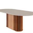 Ver imagem 2 de Mesa para Sala de Jantar Julieta 210 Cm Oval