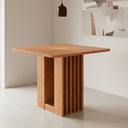 Ver imagem 1 de Mesa para Sala de Jantar Ariela 0,95x0,95 sem Vidro Marrom/Cinamomo