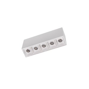 Luminária de Teto Spot Branco Led Taschibra Luz Pontual Arch Sobrepor 10w 24° 2700k - Branco - Luz Q