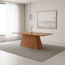 Ver imagem 1 de Mesa para Sala de Jantar Helena D 210 cm sem Vidro Marrom/Cinamomo