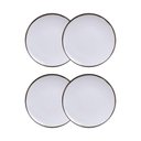 Ver imagem 1 de Conjunto 4 Pratos Sobremesa 19cm Canyon Porcelana Tramontina
