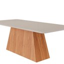 Ver imagem 2 de Mesa para Sala de Jantar Helena D 210 cm Marrom/Cinamomo/Offwhite