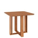 Ver imagem 2 de Mesa para Sala de Jantar Flora 95x95 Marrom/Cinamomo