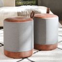 Ver imagem 2 de Puff Euro:kit2cinza