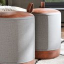 Ver imagem 3 de Puff Euro:kit2cinza