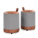 Ver imagem 1 de Puff Euro:kit2cinza