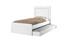 Ver imagem 1 de Cama Solteiro com Auxiliar Retrátil Acompanha 2 Colchões D33 Solteiro Estrutura Resistente:Branco