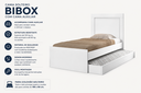Ver imagem 3 de Cama Solteiro com Auxiliar Retrátil Acompanha 2 Colchões D33 Solteiro Estrutura Resistente:Branco