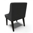 Ver imagem 5 de Cadeira de Jantar Liz Corino Preto Base Fixa Madeira Preto - D’Rossi