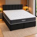 Ver imagem 3 de Cama Box Baú Airtech Antares Queen + Colchão de Molas Ensacadas - Ortobom - Spring - 158x198x67cm