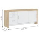 Ver imagem 5 de Jogo Completo Escritório Aveiro Carvalho Branco