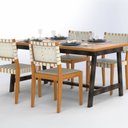 Ver imagem 3 de Cadeira Clarice com Percinta no Assento e Encosto Yescasa