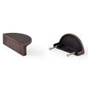 Ver imagem 1 de Kit 2 Puxador Armario Puxador Concha para Gaveta Puxadores Coloniais Armarios Comoda Cozinha: Cobre