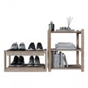 Ver imagem 1 de Combo Armário Multiuso e Aparador Expositor Moderno