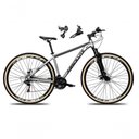 Ver imagem 1 de Bicicleta Aro 29 Absolute Nero 5 Alumínio 24V Câmbios Shimano Freio a Disco Mountain Bike Cinza 23