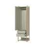 Closet Modulado Industrial Quarto Solteiro 143cm - Off White - Cor: Off White - 5