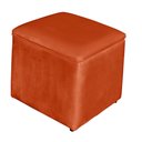 Ver imagem 5 de Poltrona Amamentação com Balanço + Puff Laura Veludo Terracota