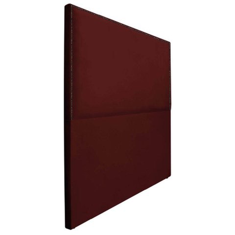 Cabeceira King Bali P02 195 cm Para Cama Box Suede Bordô