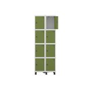 Ver imagem 3 de Armário Locker Roupeiro 8 Portas Aço Grp 502/8