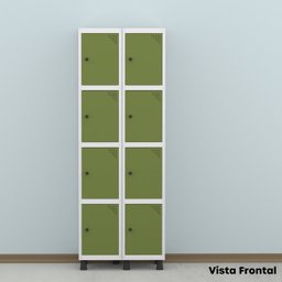 Armário Locker Roupeiro 8 Portas Aço Grp 502/8 - 14