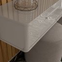 Ver imagem 5 de Rack Bancada Suspensa para Tv de até 70" 3 Portas Bela 1.8 Off White Perolizado