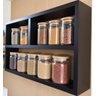 Nicho Organizador para Banheiro Cozinha Sala Quarto Despensa 50x30x10 - Preto Tx - 5