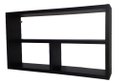 Ver imagem 2 de Nicho Organizador para Banheiro Cozinha Sala Quarto Despensa 50x30x10 - Preto Tx