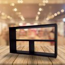 Ver imagem 4 de Nicho Organizador para Banheiro Cozinha Sala Quarto Despensa 50x30x10 - Preto Tx