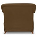 Ver imagem 5 de Kit 2 Poltronas Para Sala De Estar Pés Castanho Caramelo