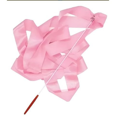 Fita de Ginastica Ritmica Apresentação Rosa Claro