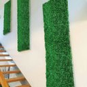 Ver imagem 7 de 25 Placas de Folhagens Verdes Buxinho Artificiais para Jardim Vertical Decoração Moderna e Realista