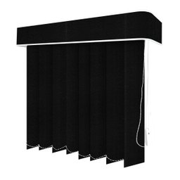 Persiana Vertical Preta - 1,40m Larg X 1,50m Alt - Tecido Blackout - Persianet - 2