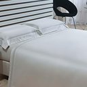 Ver imagem 1 de Jogo de Cama Queen 600 Fios Liso - Niazitex Branco