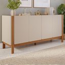 Ver imagem 2 de Buffet Balcao 4 Portas Mdf 170 Cm 22183 Off White Natuem