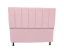 Ver imagem 2 de Jogo Cabeceira e Recamier Baú para Cama Box Casal King 1.95:rosa Bebe