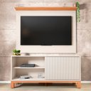 Ver mais imagens de Painel para Tv 45 Pol e Rack Bancada 136cm Lucca Off/freijó C01 - Mpozenato