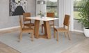 Ver imagem 2 de Mesa Jantar Lins 120 4 Cadeiras Milla Corano - Henn