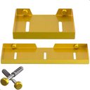 Ver imagem 4 de Kit Acessórios para Banheiro Dourado 6 Peças Plus