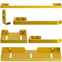 Ver imagem 1 de Kit Acessórios para Banheiro Dourado 6 Peças Plus