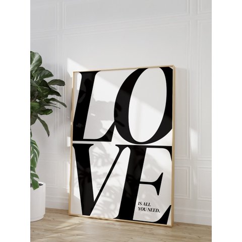 Quadro Decorativo - Love Vintage 70s