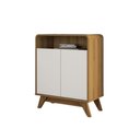 Ver imagem 4 de Aparador Multiuso Nature com 2 Portas para Sala