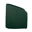 Ver imagem 3 de Poltrona Sala de Estar Decorativa Lara Bouclê Verde - Vallisa Decor