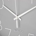 Ver imagem 4 de Relógio de Parede 24x4cm N239584-1 Branco e Cinza - Quanhe