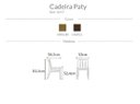 Ver imagem 4 de Cadeira Paty Castanho Oregon e Cacau - Datelli Design