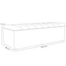 Calçadeira Recamier Baú para Cama de Casal King Dália 195x50 Cm W01 Couríssimo Camel - Lyam Lyam Dec - 5