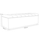Ver imagem 5 de Calçadeira Recamier Baú para Cama de Casal King Dália 195x50 Cm W01 Couríssimo Camel - Lyam Lyam Dec